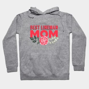 Best Lineman Mom (Bright) Hoodie